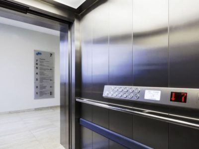 Commercial lift interior and controls